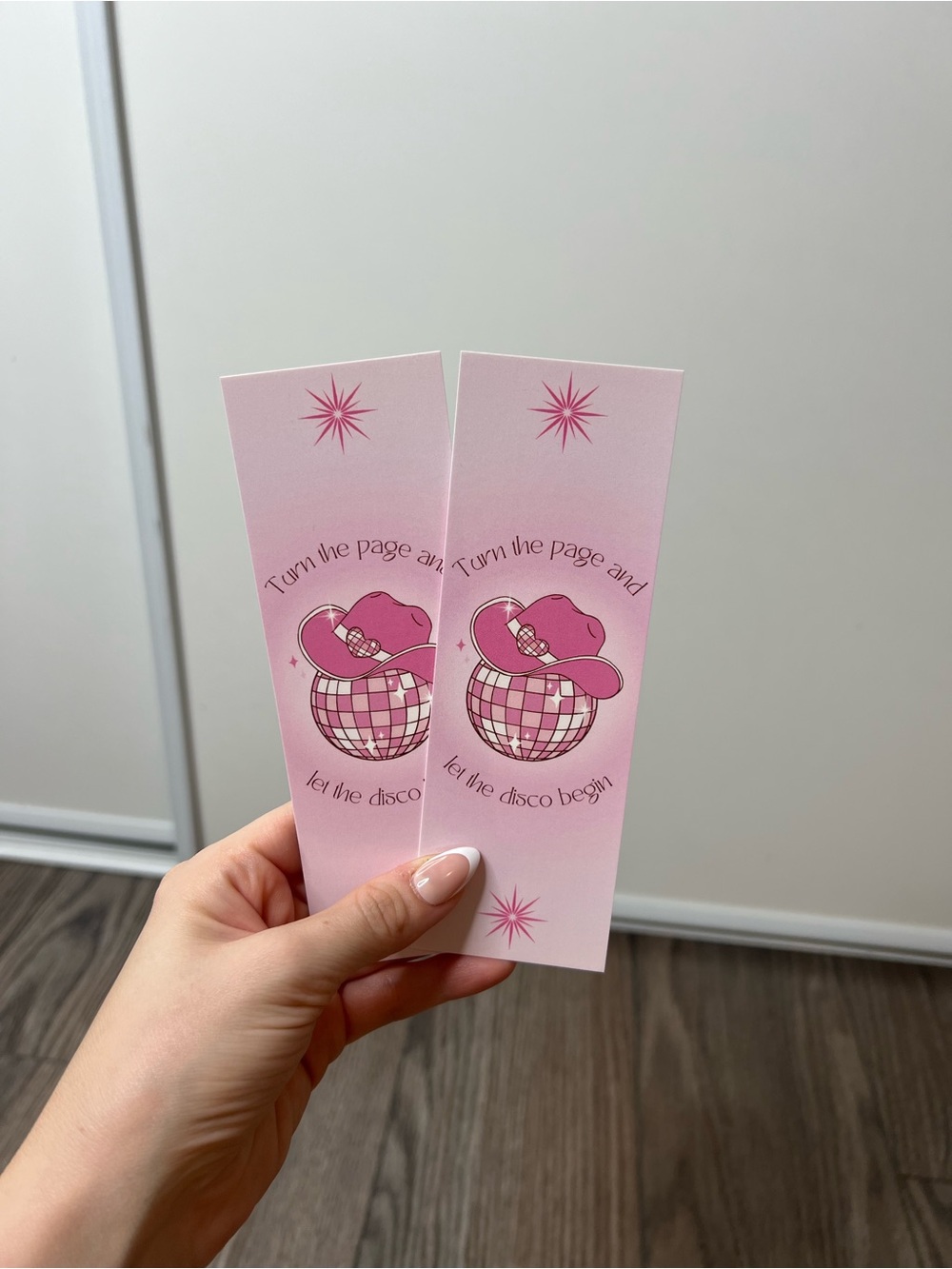 Pink Disco Bookmark